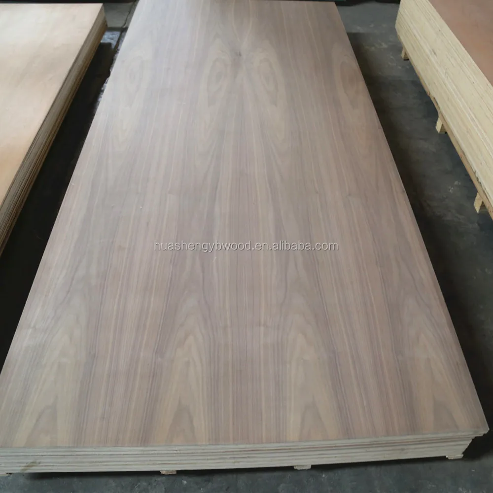 
Black walnut faced plywood /packaging plywood / alder plywood 