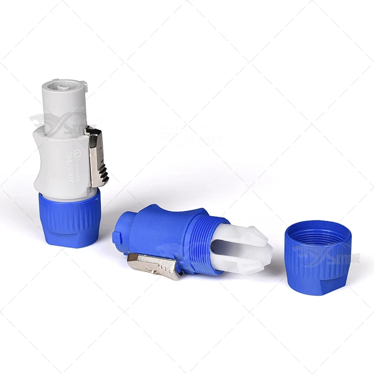 PA speaker link lead powercon in and out connector