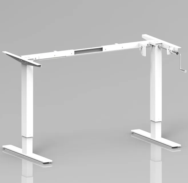
Manual Hand Crank System Height Adjustable Standing Table Desk Base 
