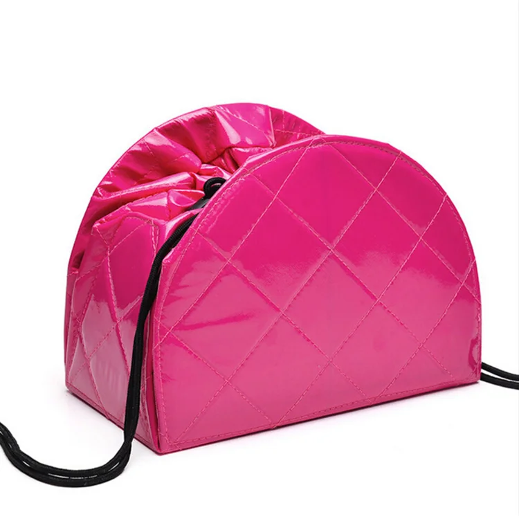 Fashion Portable Drawstring Lazy Makeup Pouch Cosmetic Toiletry Bag For Travel