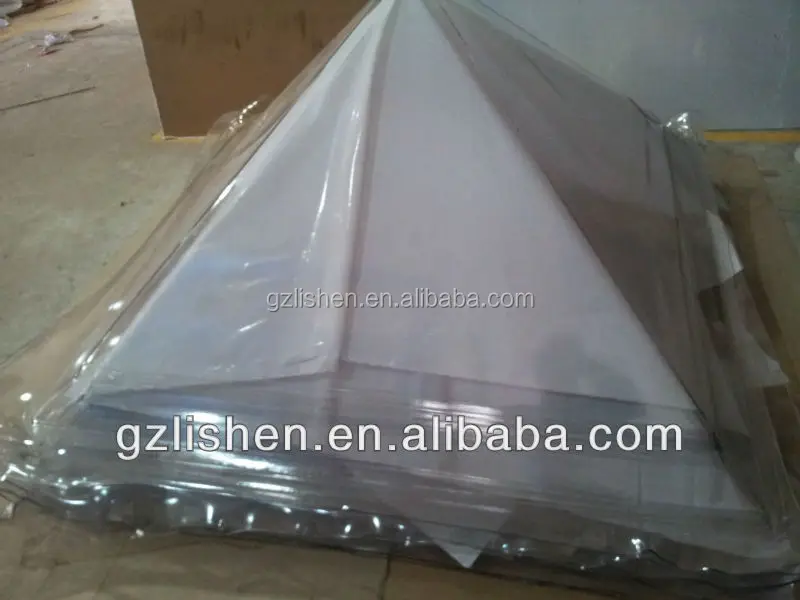 
Clear transparent PC material Pyramid Skylight Covers 