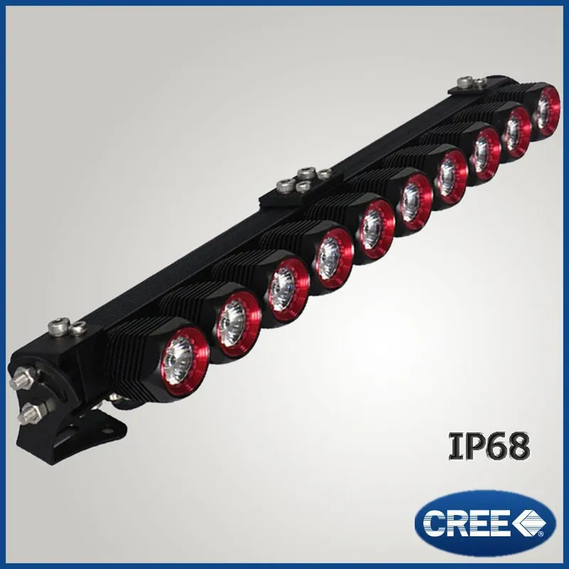 Hot auto parts 4x4 curv LED light bar 50 inch, single row LED light bar 50inch
