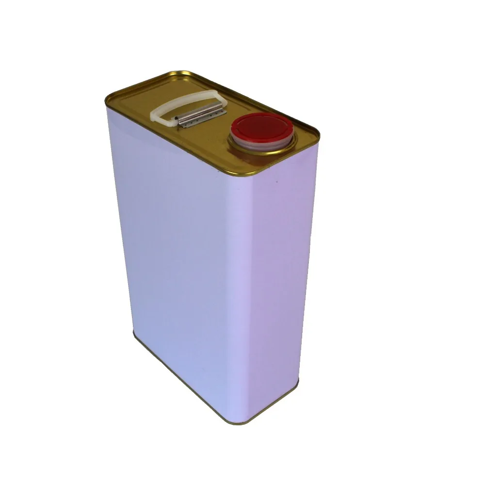 
4 liter square tins chemical paint tin cans 