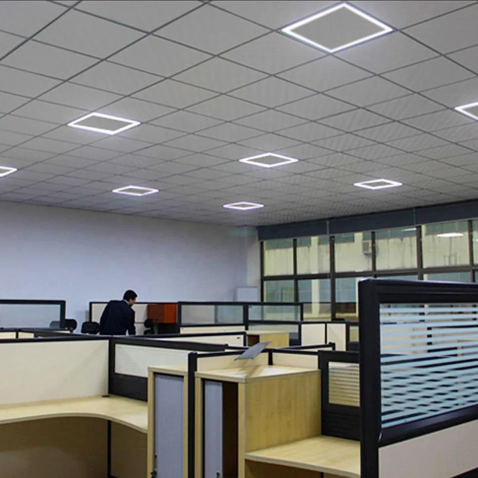 Led Square 600x600 42w Lifud Driver Led Panel Light Slim Lighting and Circuitry Design Home Office Modern Aluminum 120 Degree 80