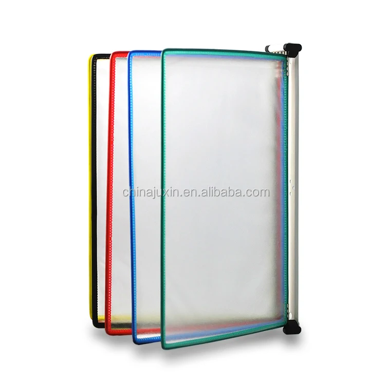 Black Display Reference Rack Wall Mounting 10 Pockets Display Reference Rack