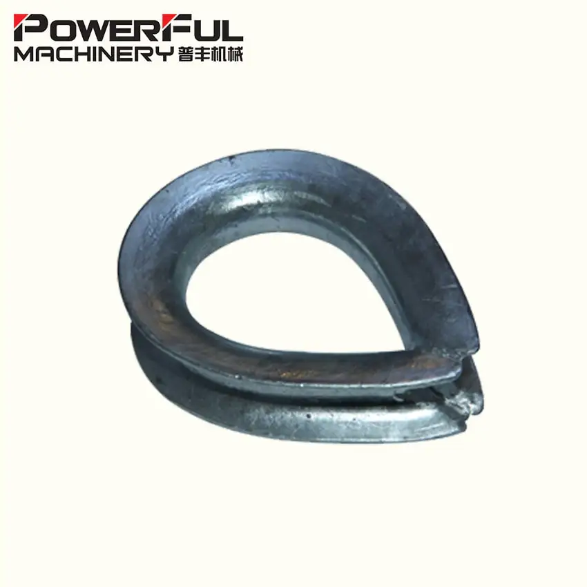 High Quality Rigging Standard Galvanized BS464 Heavy Duty Wire Rope Cable Carbon Steel Ordinary Thimble