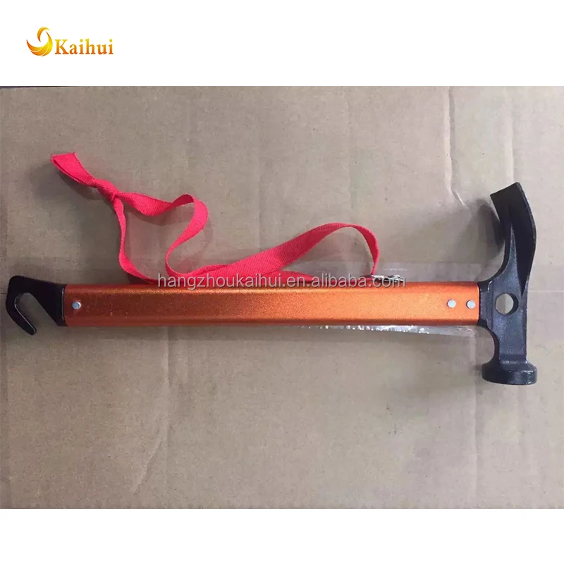 Aluminum Tent Hammer with Tent Stake Remover, Lightweight & Portable for Outdoor Camping Hammer Tent Nail Hammer or Stake Puller