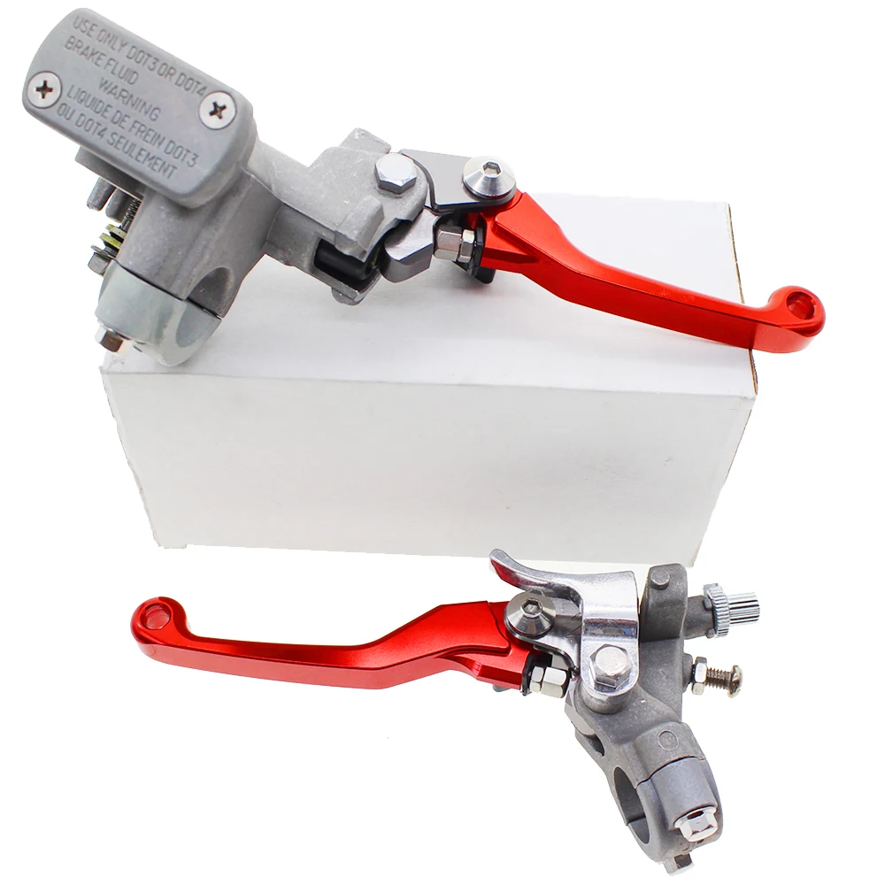 Supply distributor performance racing master cylinder hydraulic brake clutch levers for honda dirt bike