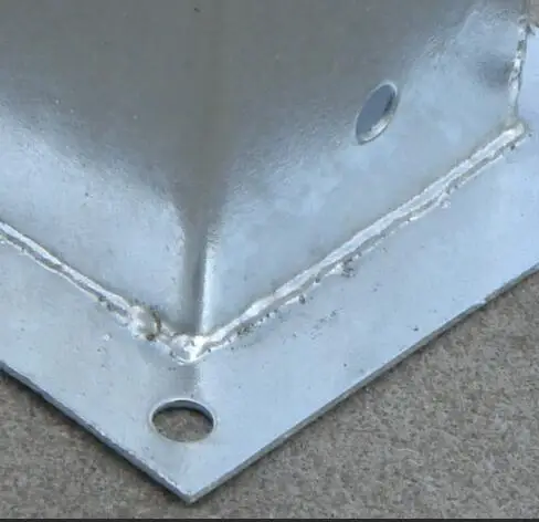 
China Factory Premium Quality Building Materials Hot-dipped Galvanized Steel Plate Post Support 