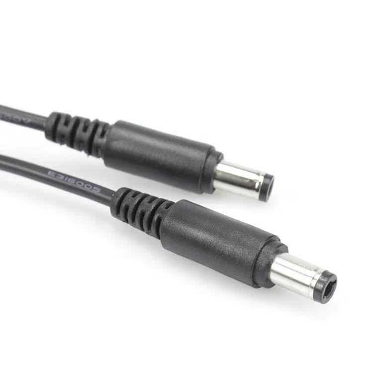 DC Y splitter Adapter 5.5X2.1mm 1 to 2 Power cord female to male  2way customized