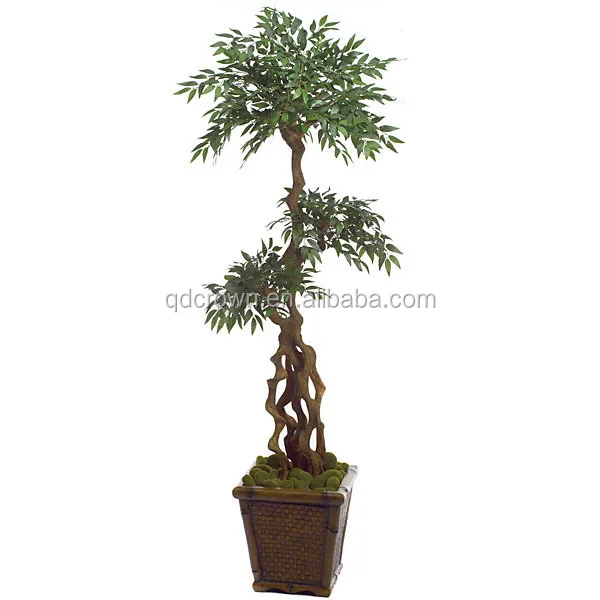 Good selling new design mini live jiawei indoor trees cheap benjamina plants for sale home decorative make artificial ficus tree