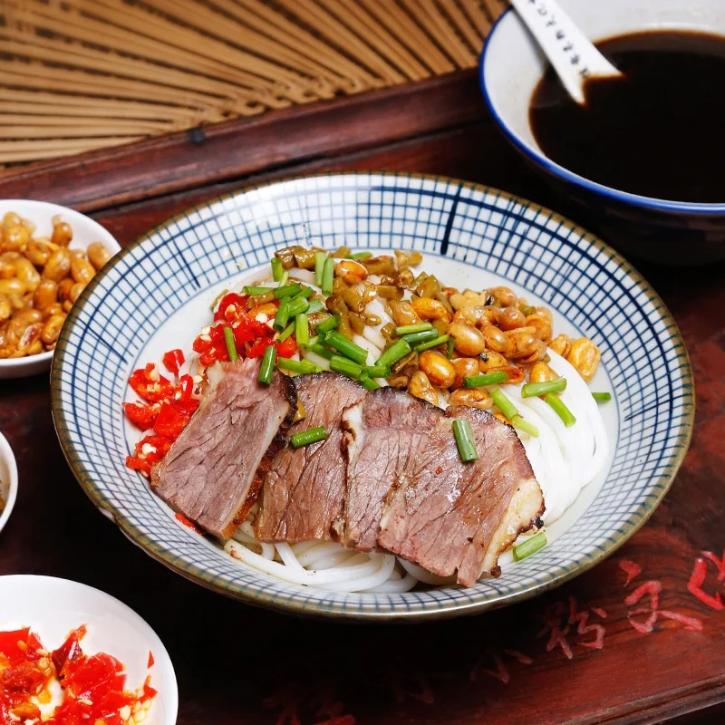 Chinese rice noodles slightly spicy good tasty instant rice noodles