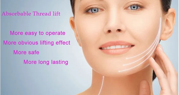 
China Big Factory Good Price Fish Bone 18g 100mm Face Lifting Thread Pdo Threads 4 D 