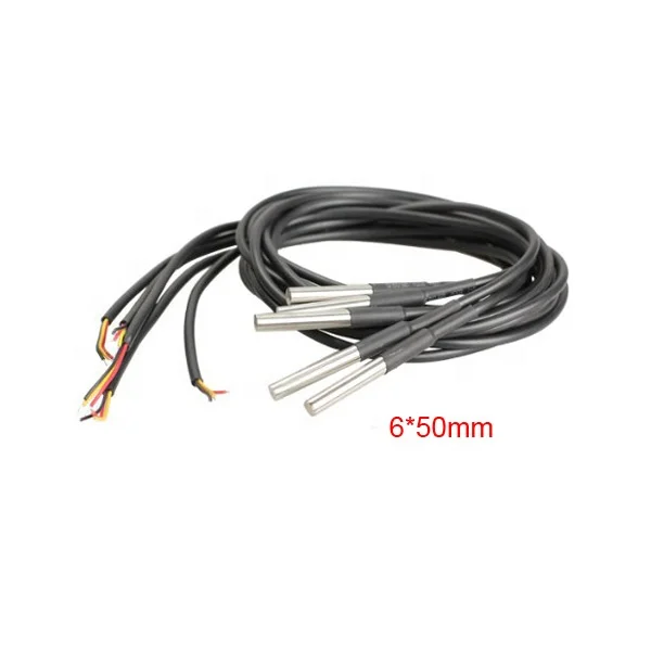 Waterproof DS18B20 Temperature Temp Sensor Digital Thermal Probe 1M For arduino
