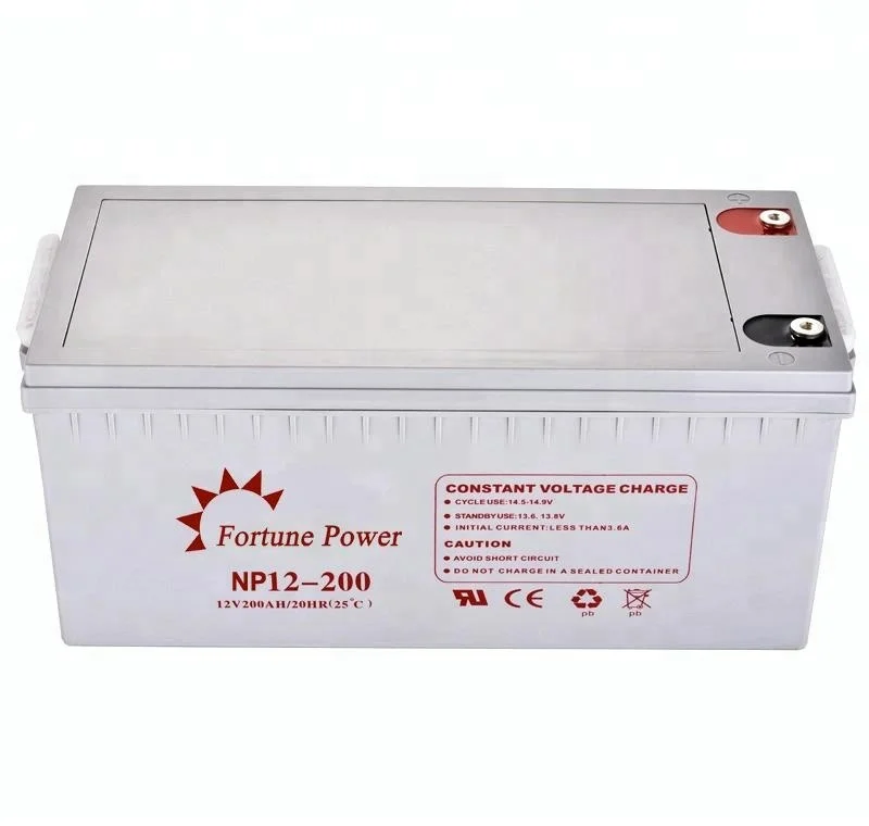 
12V 200Ah gel battery lead acid battery for hybrid solar system 