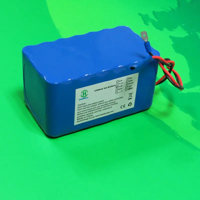 Howell ODM/OEM  deep cycle rechargeable 14.8v li ion battery pack 18.2ah  4s7p 18650 for power supply