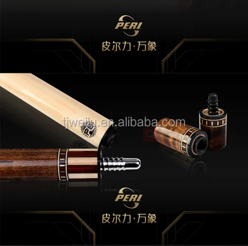 Limited edition PERI pool cue with signature of Jason Shaw