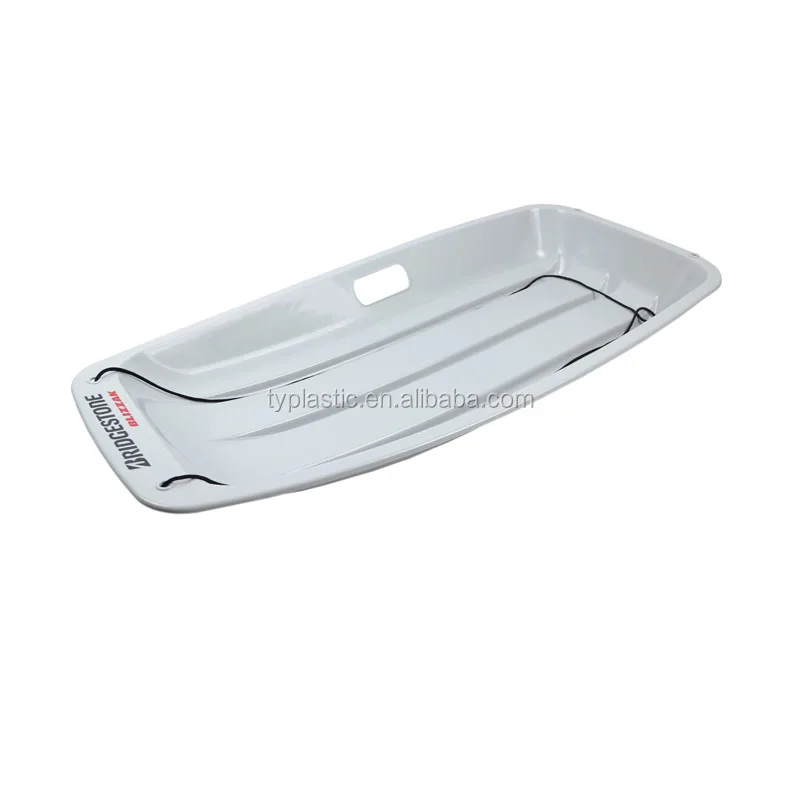 Factory Direct Wholesale Large Plastic Snow Sledge Boat Toys with Rope for Kids