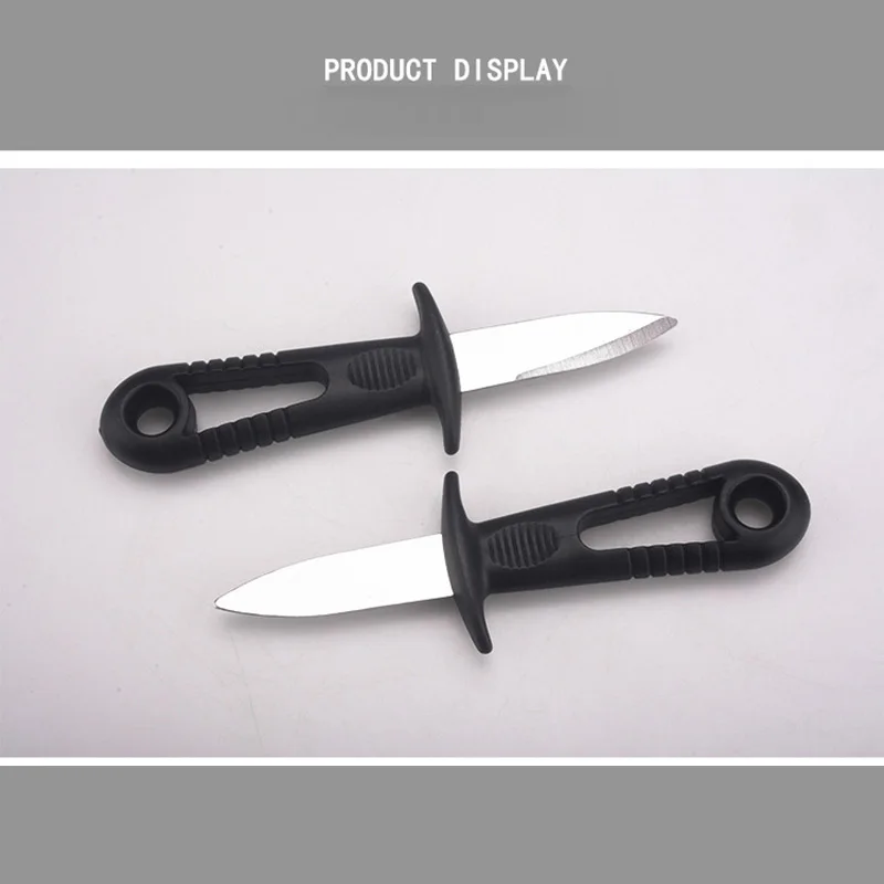 Oyster Knife with Guard Scallops Opener For Seafood Shell Opening Multi Use Pry Knives Open Oysters and Shells Directly OK304
