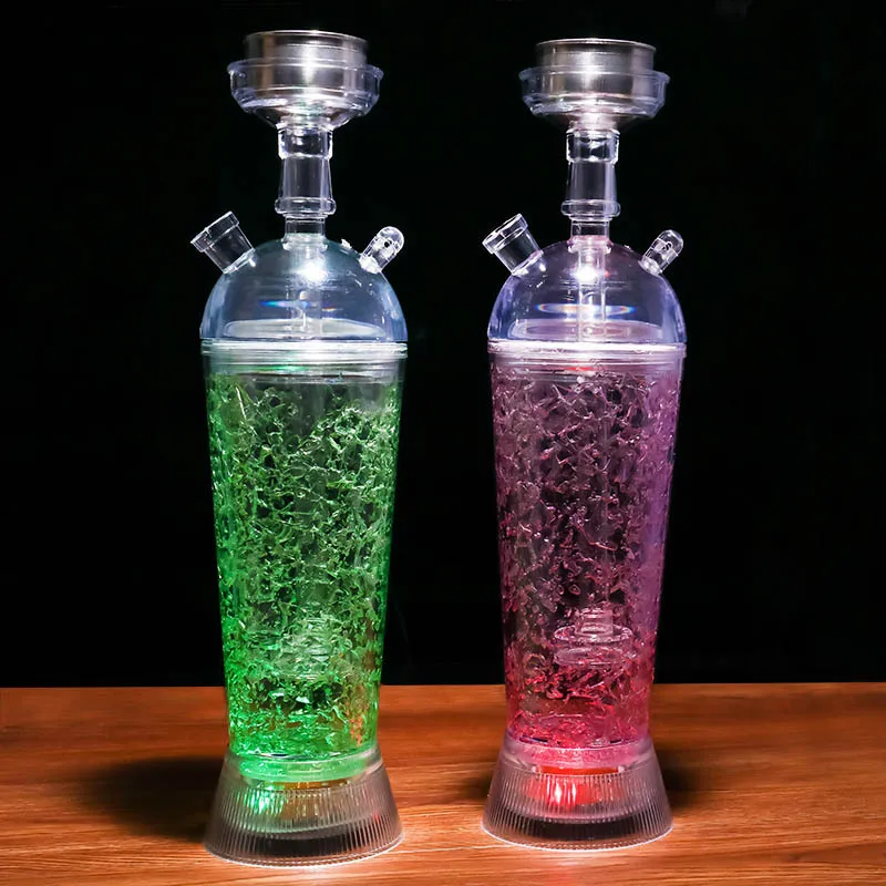 Factory cheap price wholesale portable led hookah plastic cup