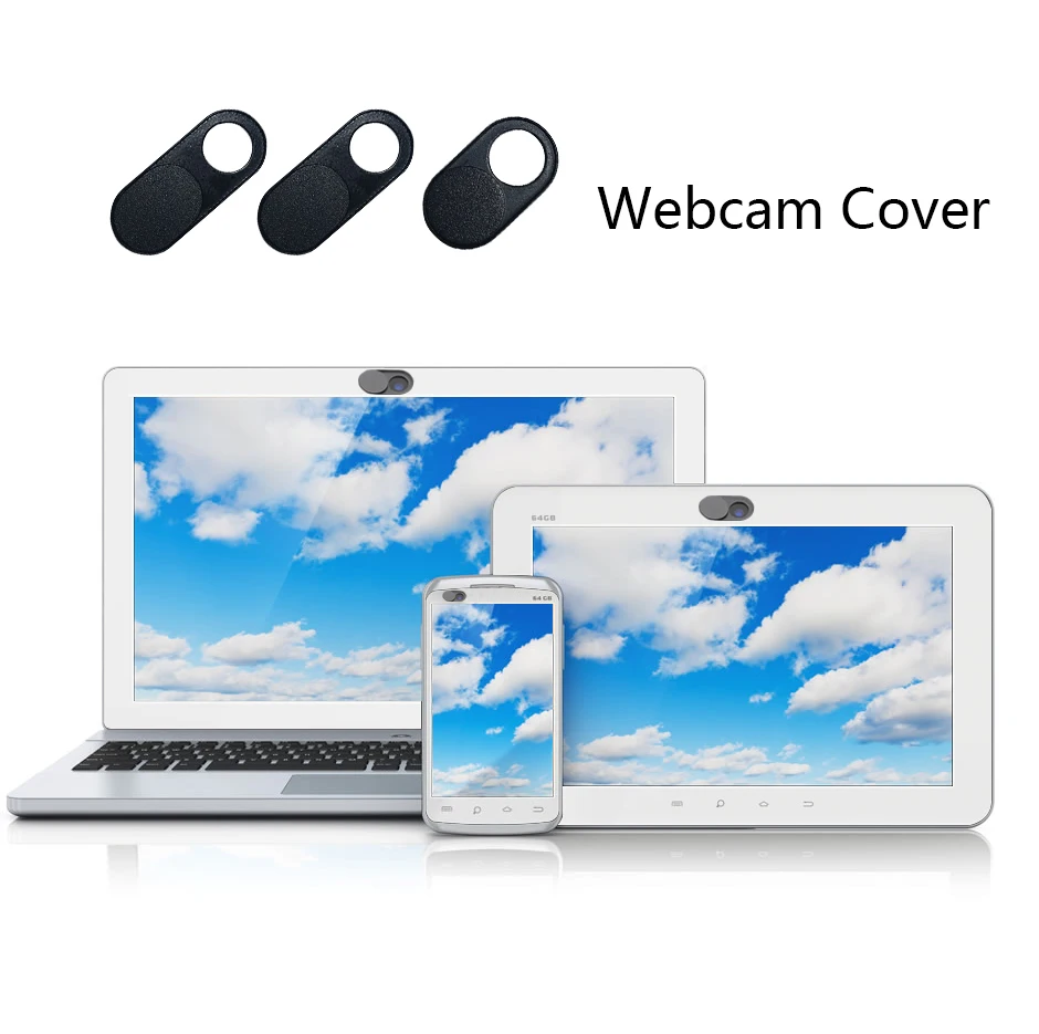 Webcam cover New design Laptops Tablets Smartphones Covers Camera to protect your Privacy and Security Against Cam Hacks