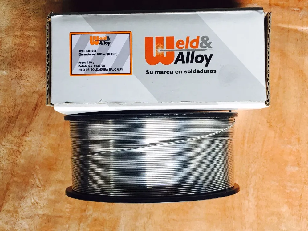 1.0mm AWS A5.10 ER 5356 AlMg5Cr Mig aluminium welding wire 7kg each spool