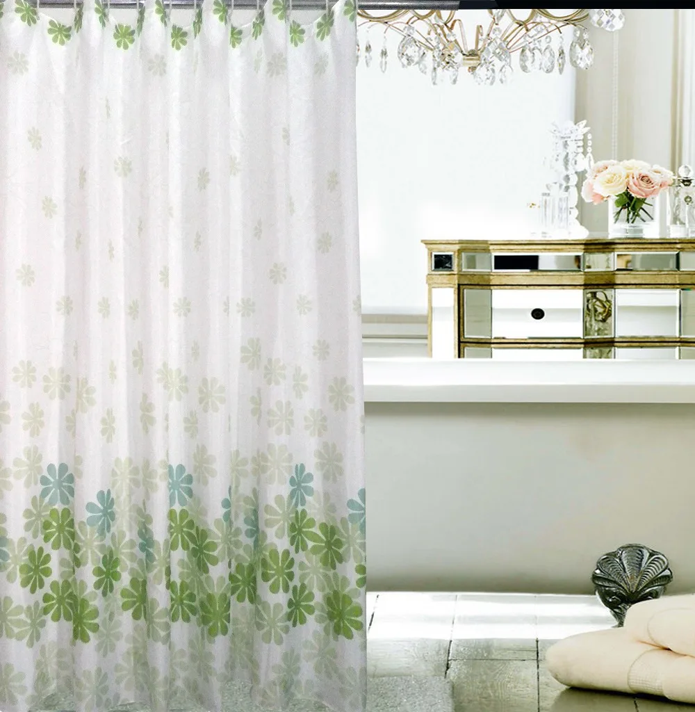 fancy ang fashion polyester shower curtain