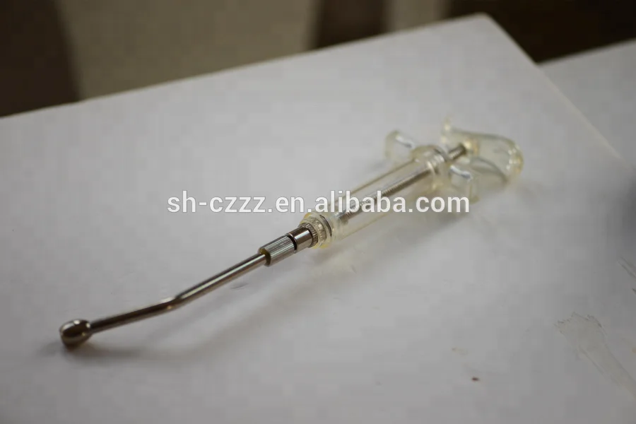 syringe cannula Thread Model CZ801 High Quality veterinary animal injectors drenching cannula