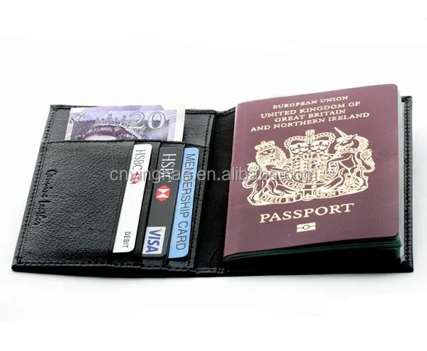 
Custom most popular leather passport holder pu passport holder 