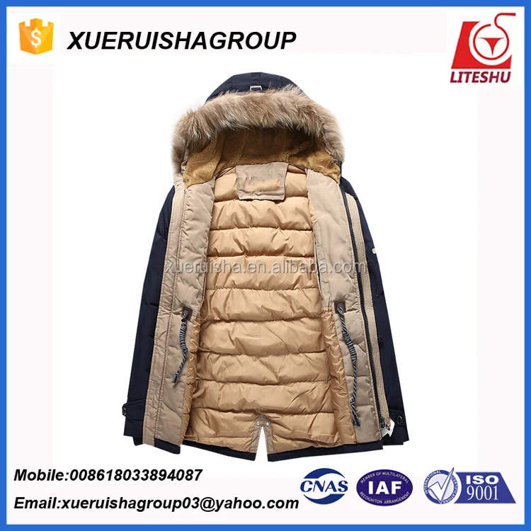 
winter coat american windproof goose down jacket for men 
