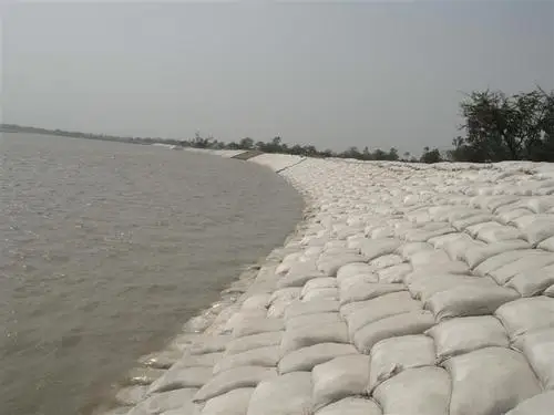 PP geotextile fabric sand bag for flood protection and erosion control