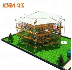 Team Building Indoor Outdoor Adventure Obstacle High Ropes Course
