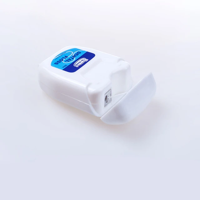 high quality nylon dental floss waxed&mint 50m