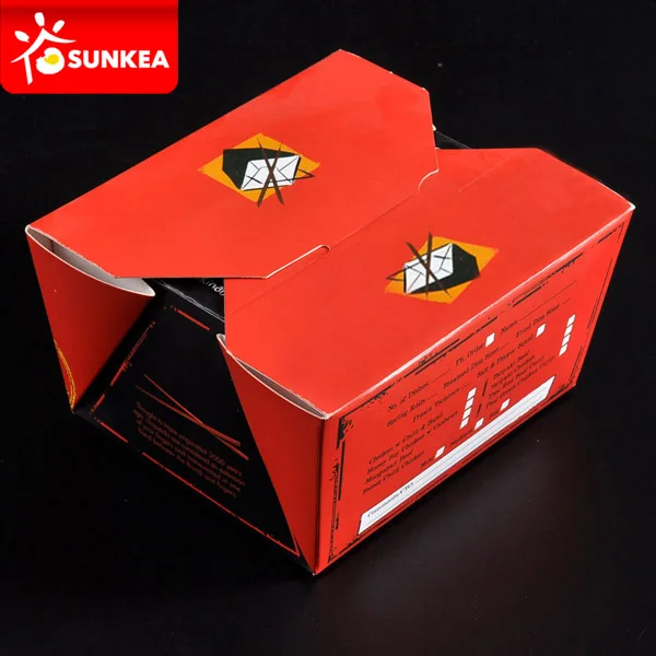 Company Brand Logo Printed Paper Empanadas Box Food & Beverage Packaging Coated Paper Disposable UV Coating Varnishing Embossing