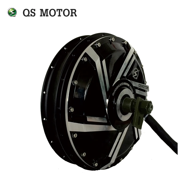QS Motor 4000W 273 V3 100kph peak brushless dc electric motorcycle spoke hub motor