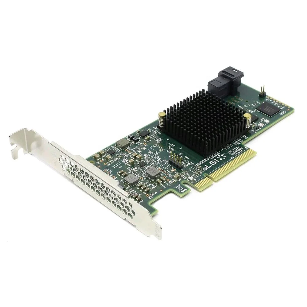 
 Адаптер главной шины LSI SAS 9300-4i H52547300 Pci-e 3,0, Карта контроллера LSI00348 SAS HBA  