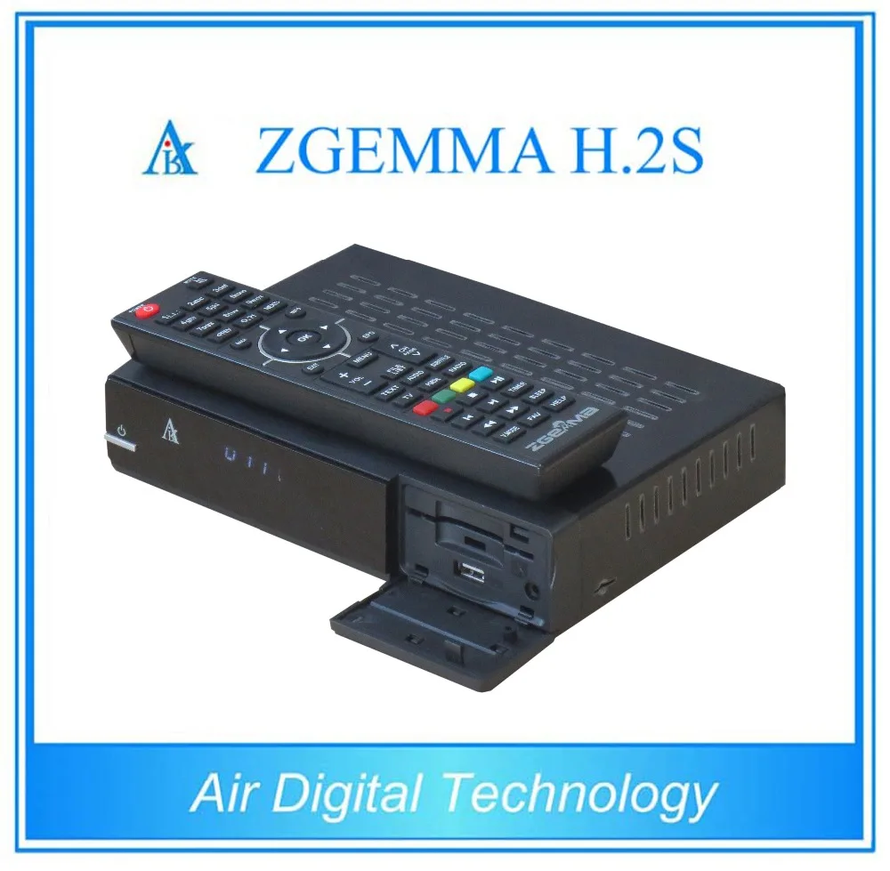 Best hd satellite receiver 2016 Zgemma H.2S dual core Enigma 2 zgemma h2s with twin tuner