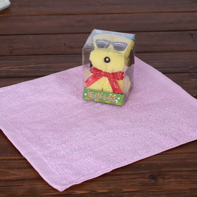 
Lovely Design Mini Dog Shape Cotton Cake Towel 