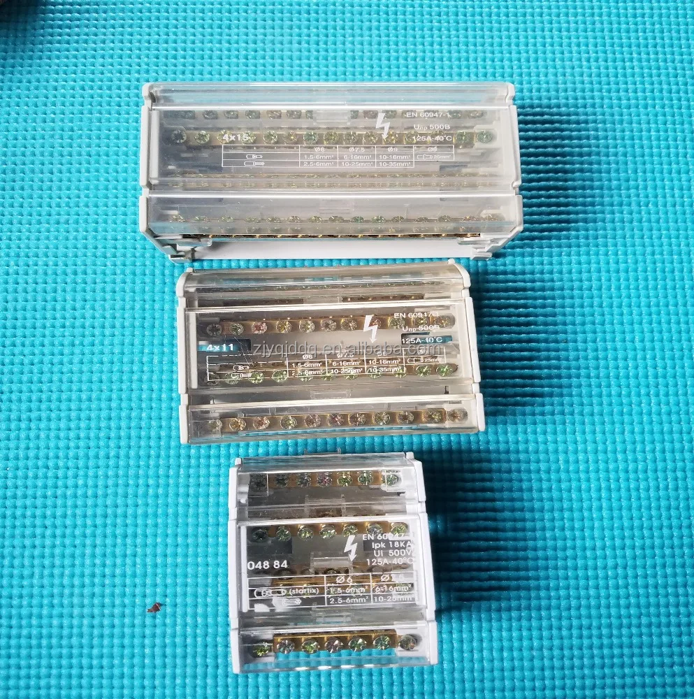 CROP 211 screw type terminal block junction box With Din Rail