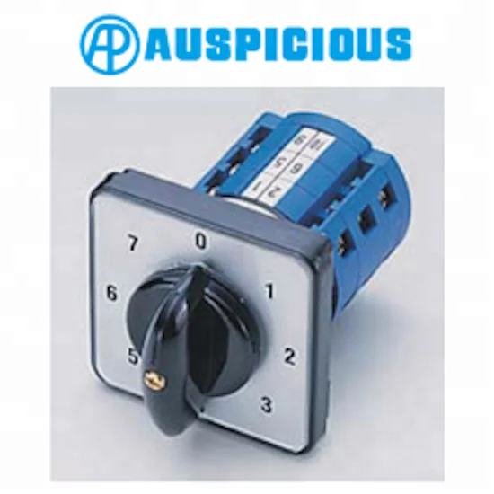 20A, 25A Multi-Step Switch, Rotary Switch, Cam Switch with OFF (5 Step) (C102~C104)