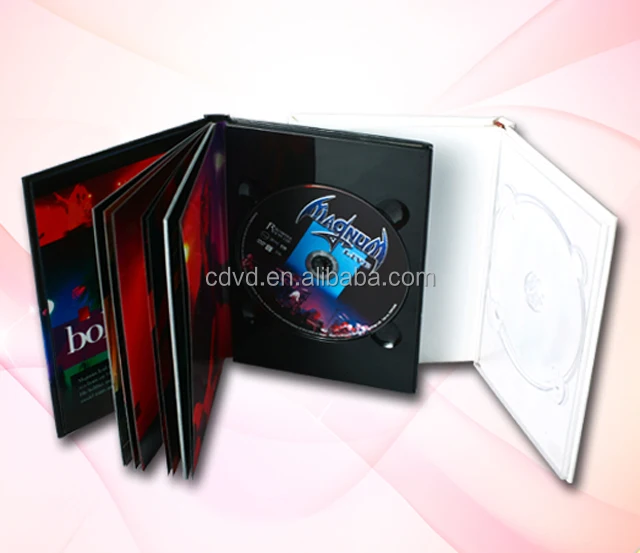 Поставщик продуктов digipak в твердой обложке, cd, dvd, Книга в твердом переплете