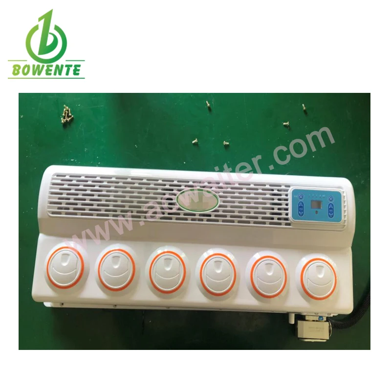 12v 24v air conditioner integrated for truck parking cooler for truck scania cooling and heating