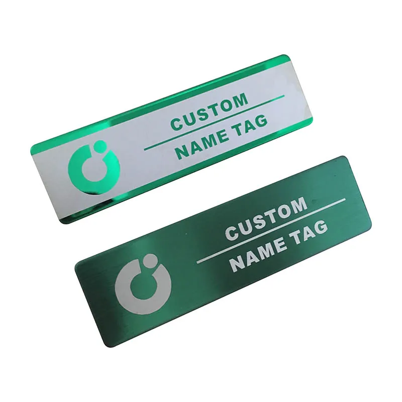 
electroplating matt metal attach nameplate Logo Decorating nameplates Metal Nameplates 