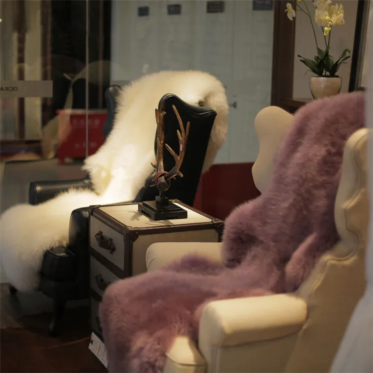 Wholesale Australia sheepskin rug 100% sheep skin carpet real animal fur