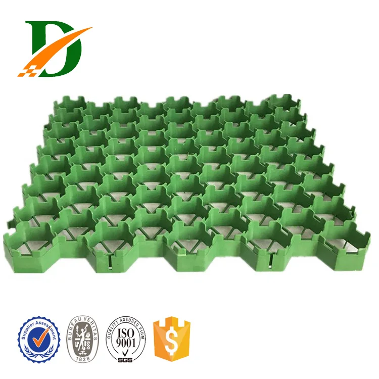 HDPE roads planting and parking lot grass grid