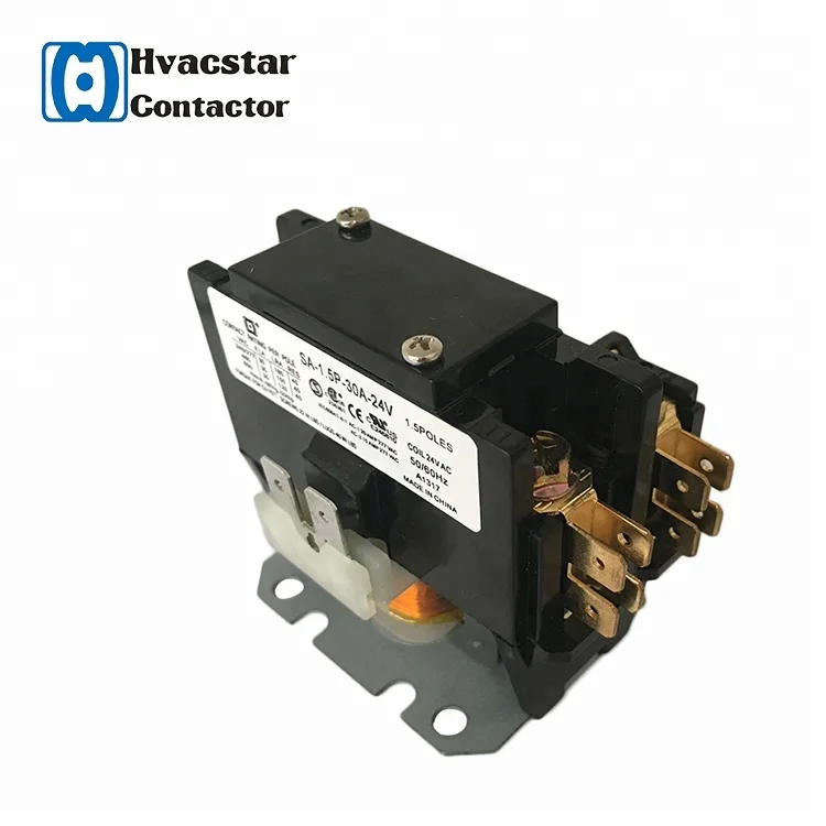 electronic components hvac refrigerator 40A ac electrical ac magnetic definite purpose  contactor 24V air conditioning