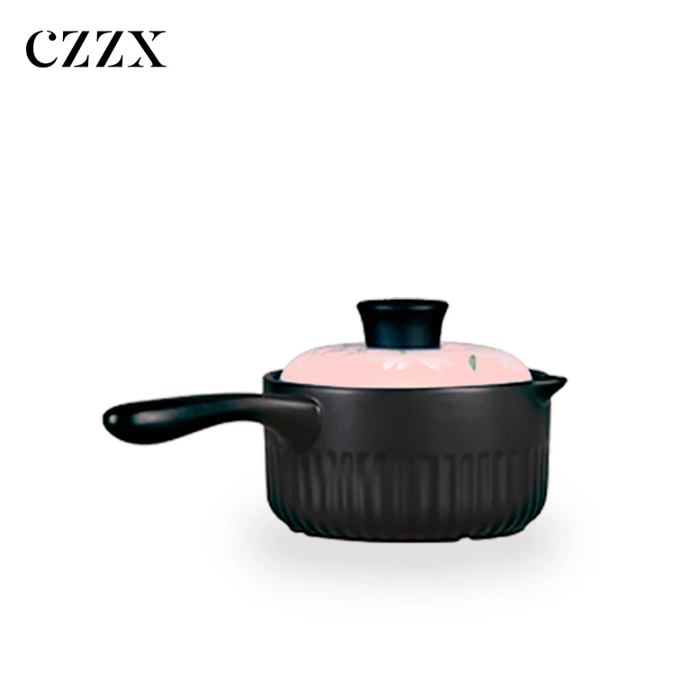 Cheap Bulk Cookware Kitchen Mini Ceramic Casserole Cooking Pot Food Warmer Set For Home Use