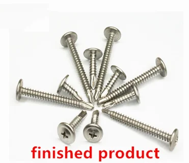 Высокая скорость и точность само сверлящийся винт точка хвост барабан конец бурения ковка делая машину