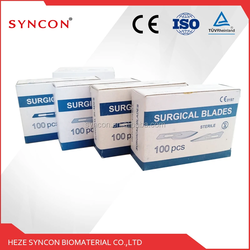 
Disposable stainless steel surgical blade 