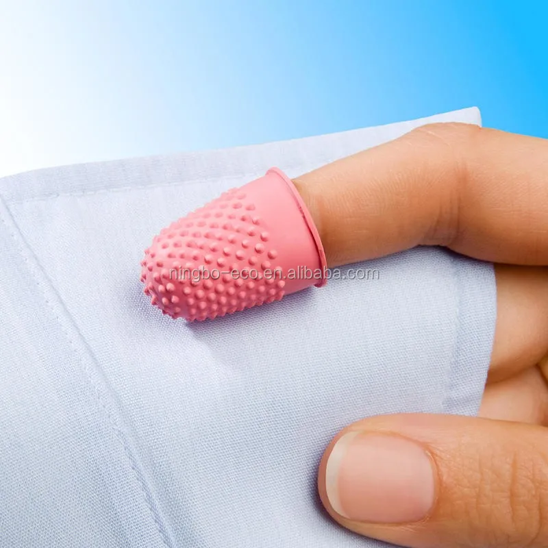 Set of 5pcs Anti-Slip Non-Stick Silicone Rubber Finger Tips Cover Eco-Friendly Soft Finger cover Protector Finger Cots